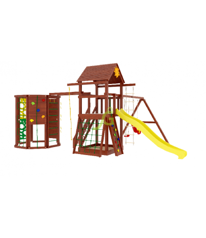 Детская игровая площадка IgraGrad Панда Фани с винтовой трубой